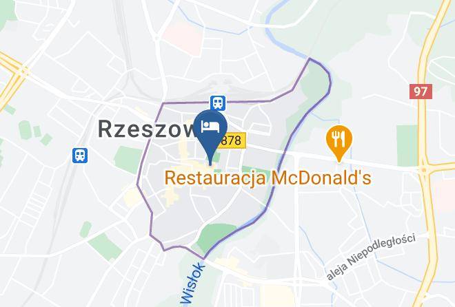 Rzeszow - Hotel Hubertus Maps