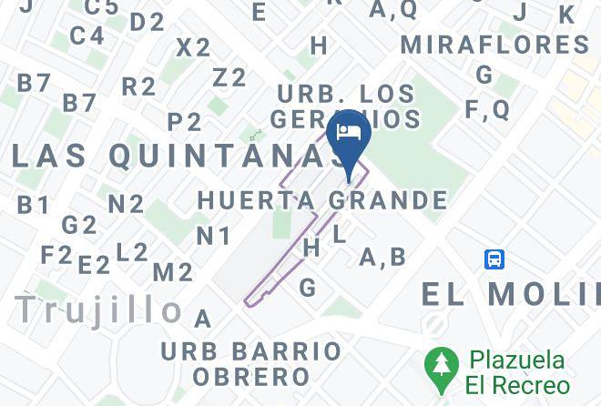 Trujillo - Hotel Huerta Grande Maps