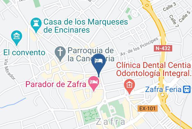 Badajoz - Hotel Huerta Honda Maps