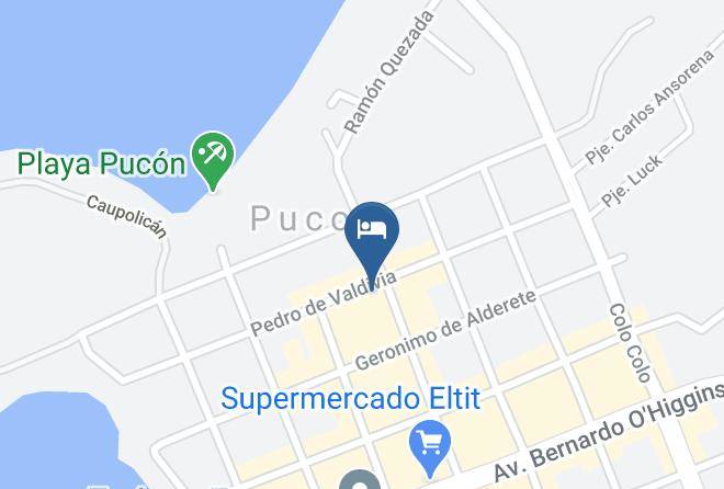 Cautin Province - Hotel Huincahue Pucon Chile Maps
