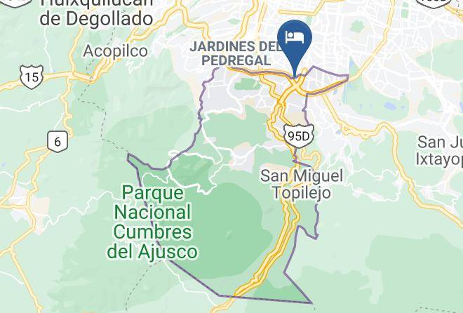 Tlalpan - Hotel Huipulco Maps
