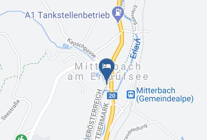 Lilienfeld - Hotel Hulatsch In Mitterbach Bei Mariazell Maps