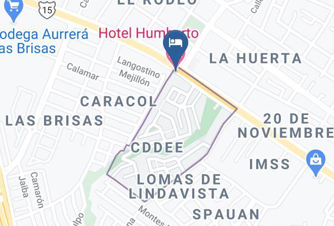 Tepic - Hotel Humberto Maps
