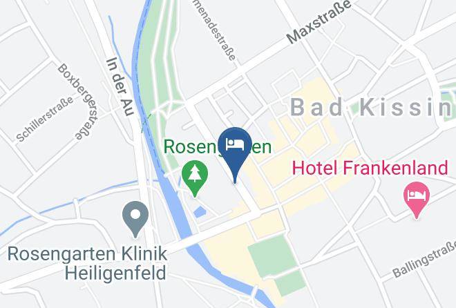 Bad Kissingen - Hotel Humboldt Maps