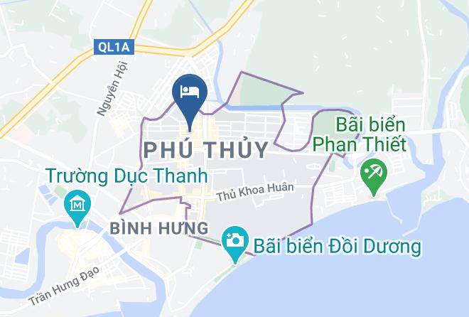 Phan Thit - Hotel Hung Vuong Maps