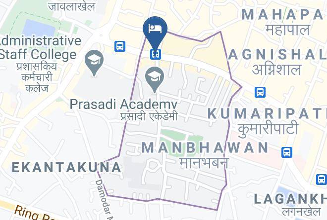 Kathmandu - Hotel Hungry Treat Maps