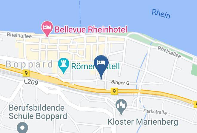 Rhein Hunsruck Kreis - Hotel Hunsrucker Hof Maps