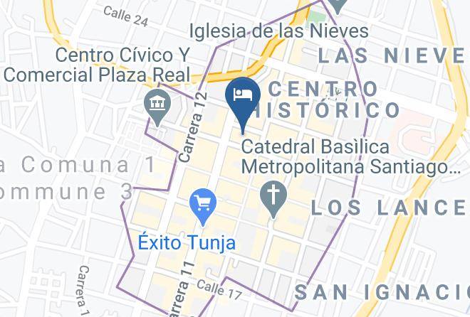 Hotel Hunza Y Centro De Convenciones Map