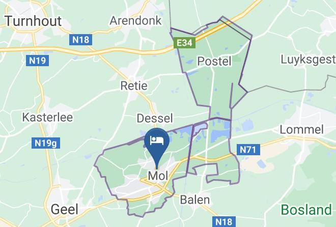 Antwerp - Hotel Huron Maps