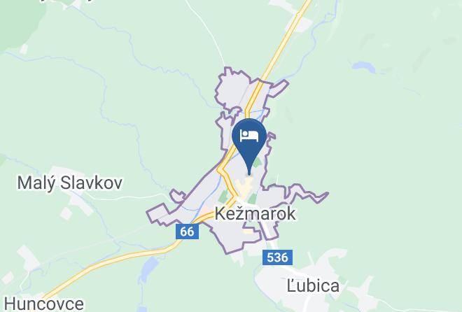 Kezmarok - Hotel Hviezdoslav Maps
