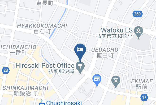 Hirosaki City - Hotel Hyper Hills Hirosaki Maps