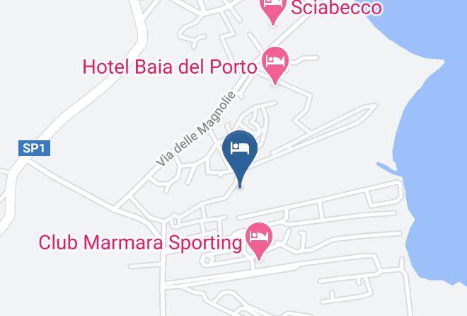 Sassari - Hotel I Corbezzoli Maps