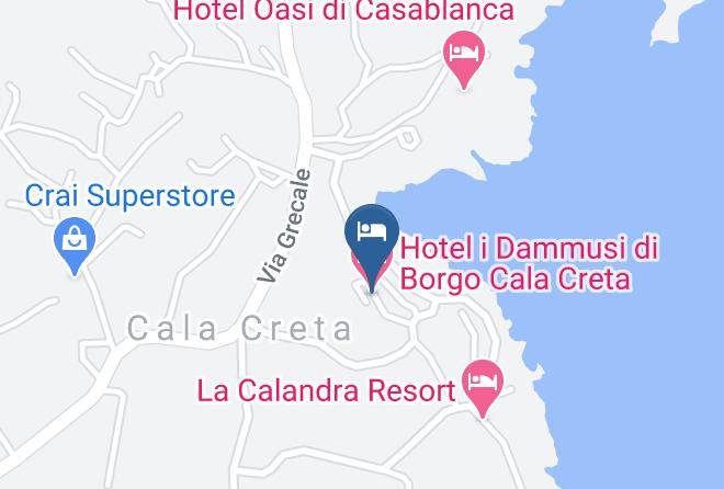 Agrigento - Hotel I Dammusi Di Borgo Cala Creta Maps