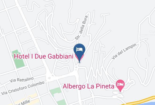 Hotel I Due Gabbiani Map