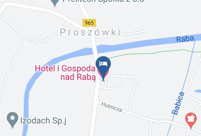 Hotel I Gospoda Nad Raba Map