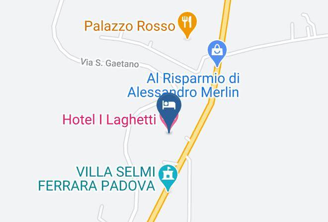 Rovigo - Hotel I Laghetti Snc Maps