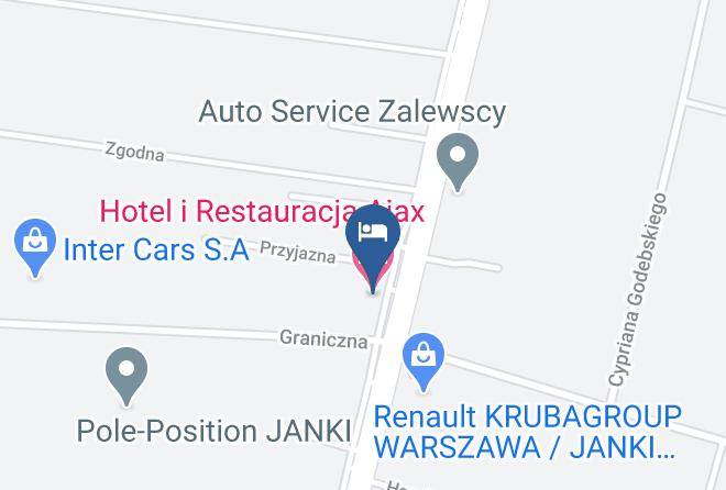 Pruszkowski - Hotel I Restauracja Ajax Maps