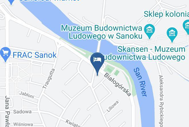Sanocki - Hotel I Restauracja Bona Maps
