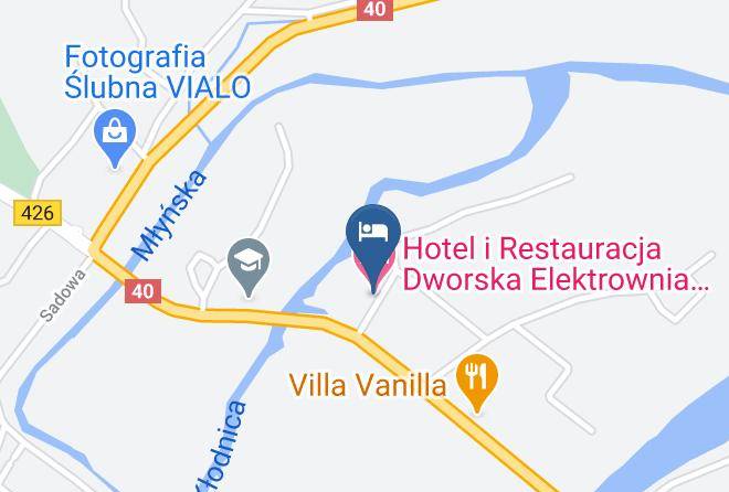 Kedzierzynsko Kozielski - Hotel I Restauracja Dworska Elektrownia Slawiecice Maps