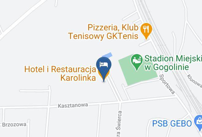 Hotel I Restauracja Karolinka Map