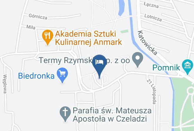Bedzinski - Hotel I Restauraja Pod Filarami Maps