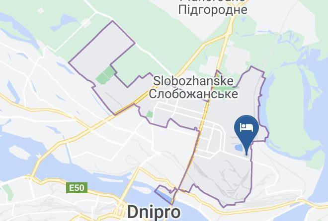 Dnipro - Hotel I Sauna Niahara Maps