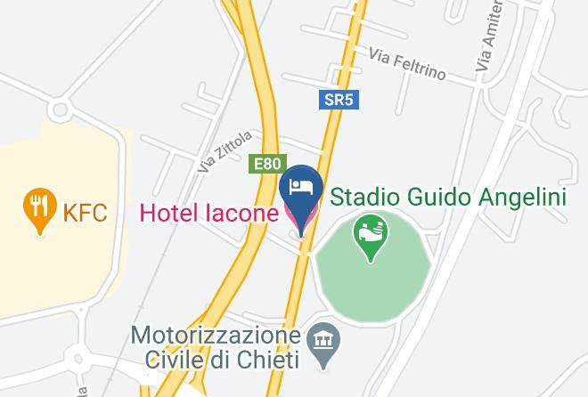 Chieti - Hotel Iacone Maps