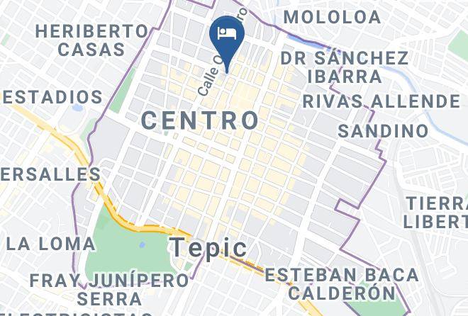 Tepic - Hotel Ibarra Maps