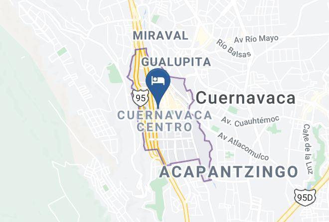 Cuernavaca - Hotel Iberia Maps