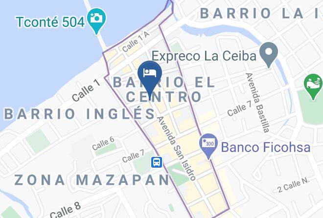La Ceiba - Hotel Iberia Maps