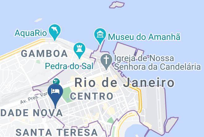 Rio De Janeiro Centro - Hotel Iberia Maps