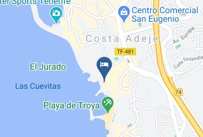 Santa Cruz De Tenerife - Iberostar Waves Bouganville Playa Maps