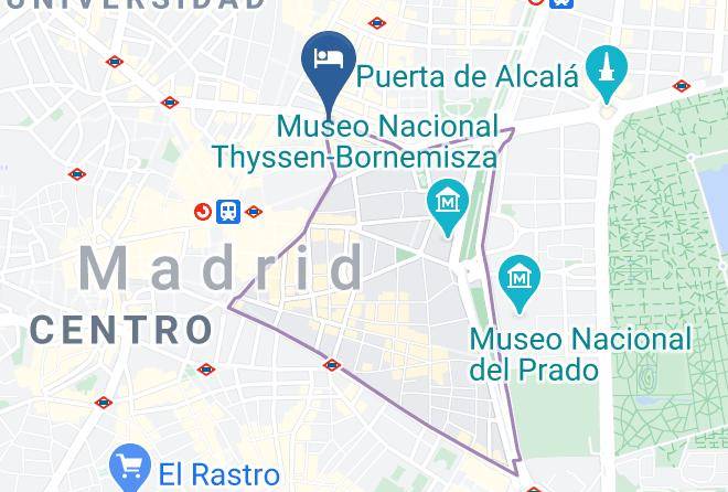 Madrid - Iberostar Las Letras Gran Via Maps