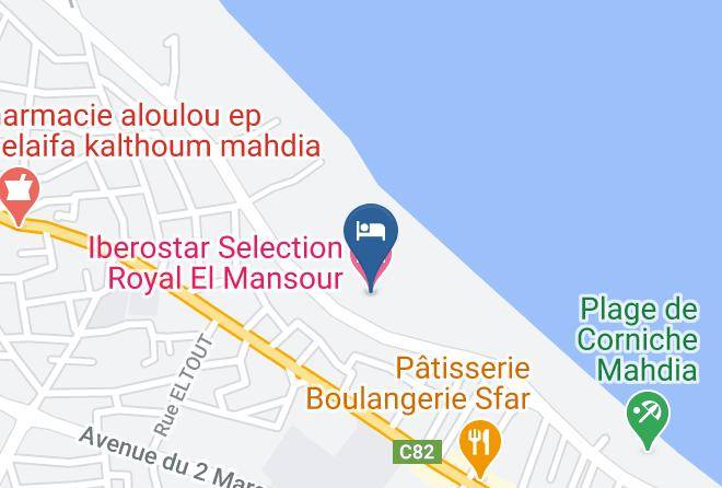 Tunisia - Iberostar Selection Royal El Mansour Maps