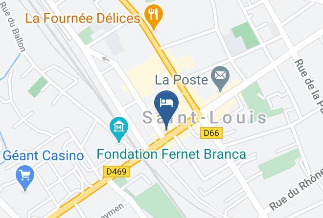 Haut Rhin - Hotel Ibis Aeroport Bale Mulhouse Maps