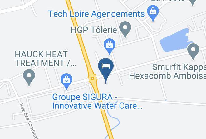 Indre Et Loire - Hotel Ibis Amboise Maps