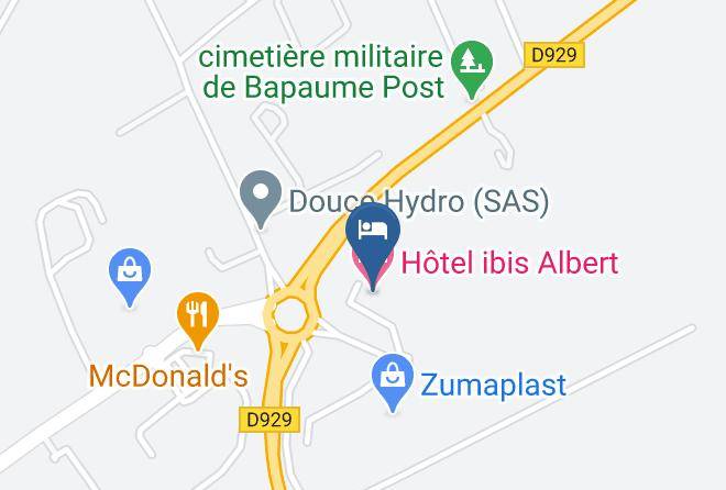 Somme - Hotel Ibis Albert Maps