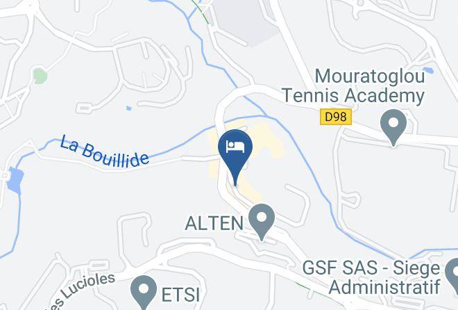 Maritime Alps - Hotel Ibis Antibes Sophia Antipolis Maps