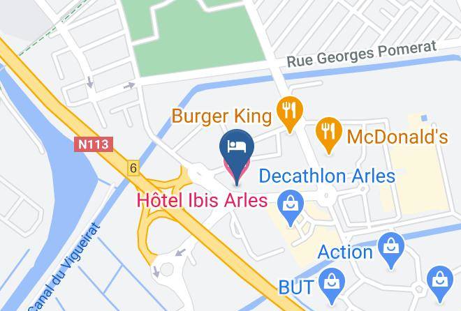 Bouches Du Rhone - Hotel Ibis Arles Maps