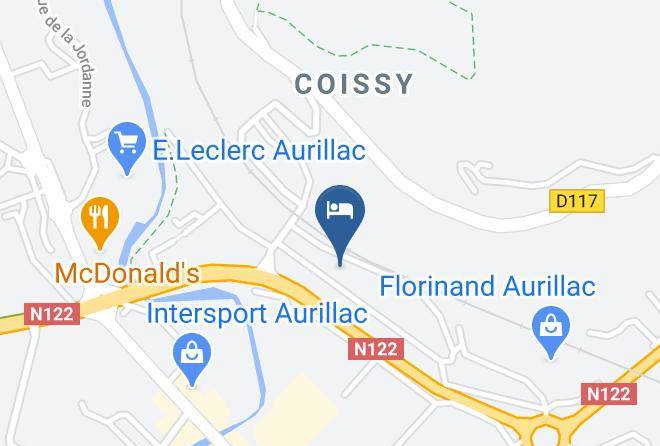 Cantal - Hotel Ibis Aurillac Maps