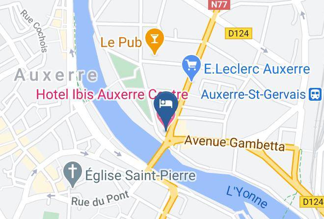 Yonne - Hotel Ibis Auxerre Centre Maps