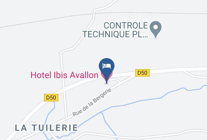 Yonne - Hotel Ibis Avallon Maps