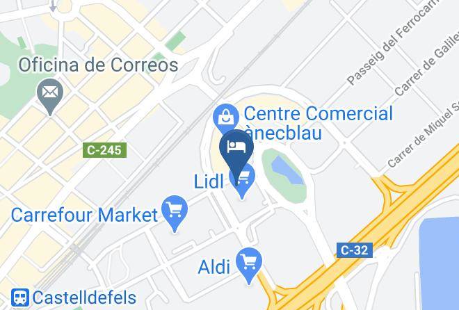 Ibis Barcelona Castelldefels Map