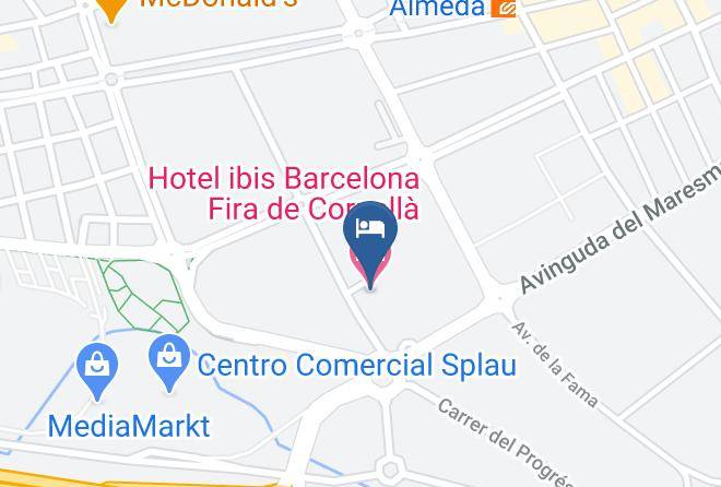 Barcelona - Hotel Ibis Barcelona Fira De Cornella Maps