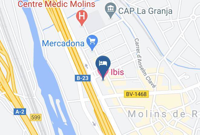 Barcelona - Ibis Barcelona Molins De Rei Maps