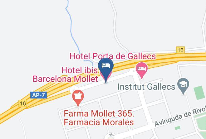 Barcelona - Hotel Ibis Barcelona Mollet Maps
