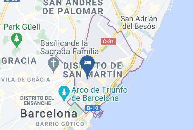 Barcelona - Ibis Barcelona Pza Glories 22 Maps