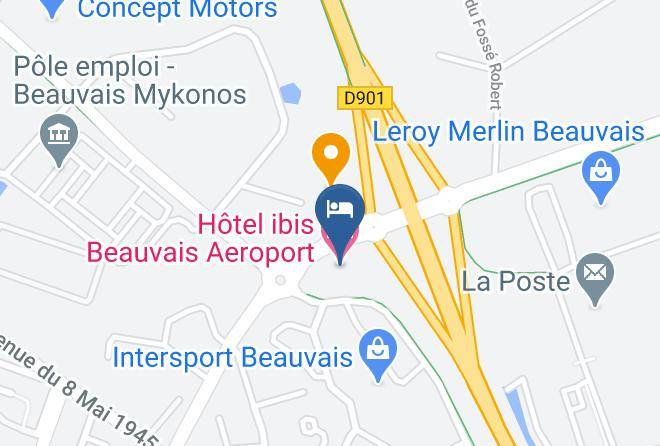 Oise - Hotel Ibis Beauvais Aeroport Maps
