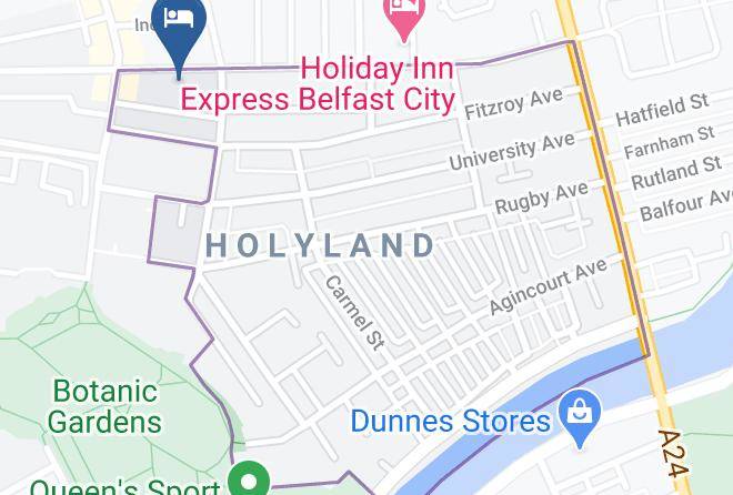 Belfast City - Hotel Ibis Belfast Queens Quarter Maps
