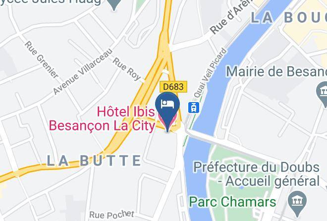 Doubs - Ibis Besançon La City Maps